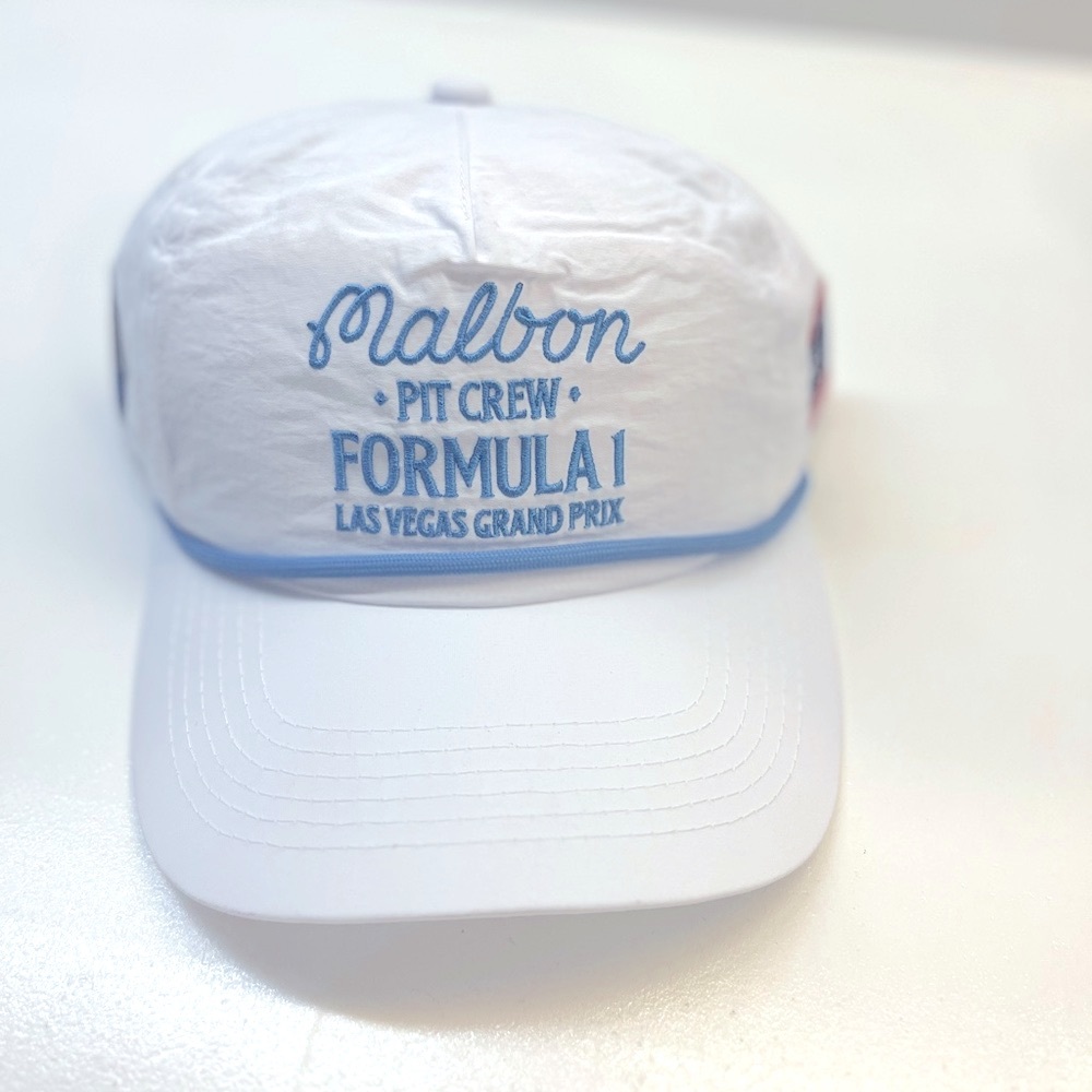 Malbon x Formula 1 Exclusive Cap- 🧢 White